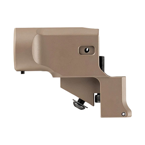 El MDT LSS GEN3 Buttstock Interface te ofrece modularidad total, permitiéndote adaptar tu rifle con facilidad a tus necesidades de tiro, ya sea para caza o competencia.